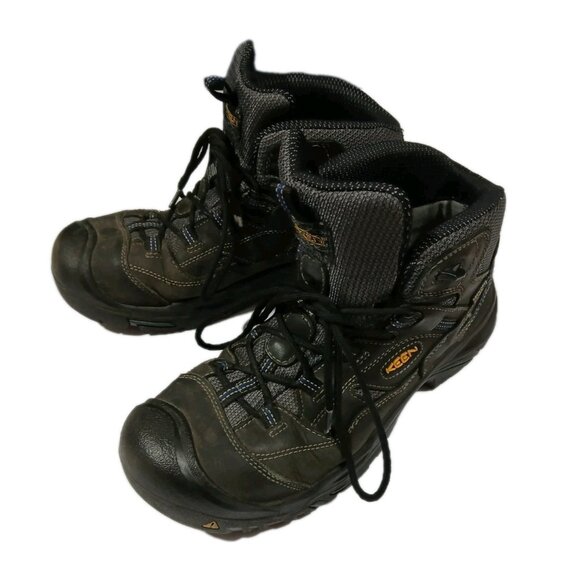 Keen Utility Braddock Mid Steel Toe Waterproof Work Boots Sz 11.5D Wide Brown - Picture 1 of 12